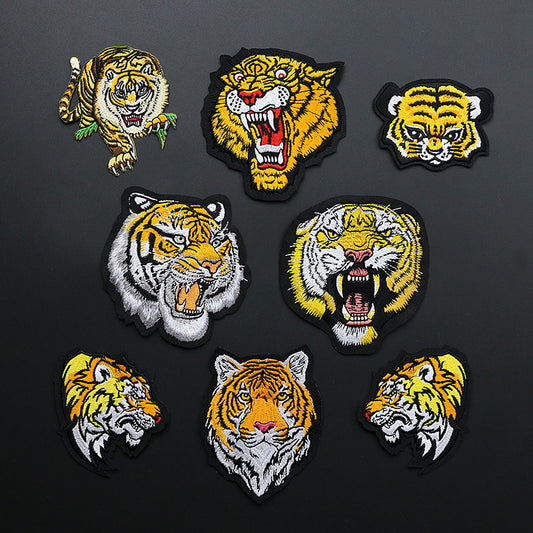 Stylish Embroidered Fabric Patch Set