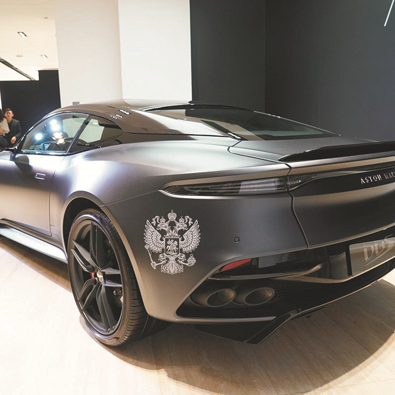 Russian Flag Emblem Car Sticker