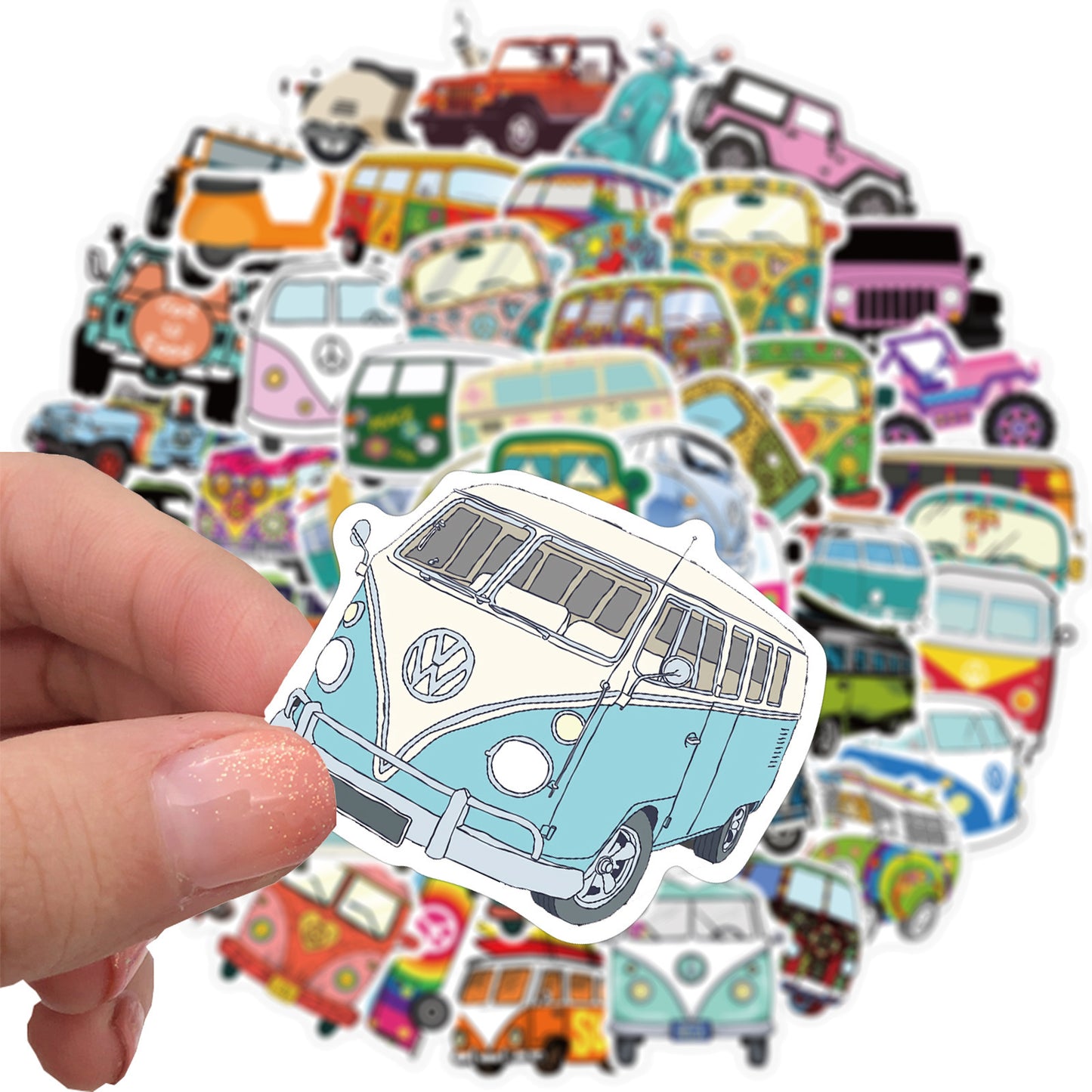 Hip-Hop Style Outdoor Bus Bike Graffiti Stickers