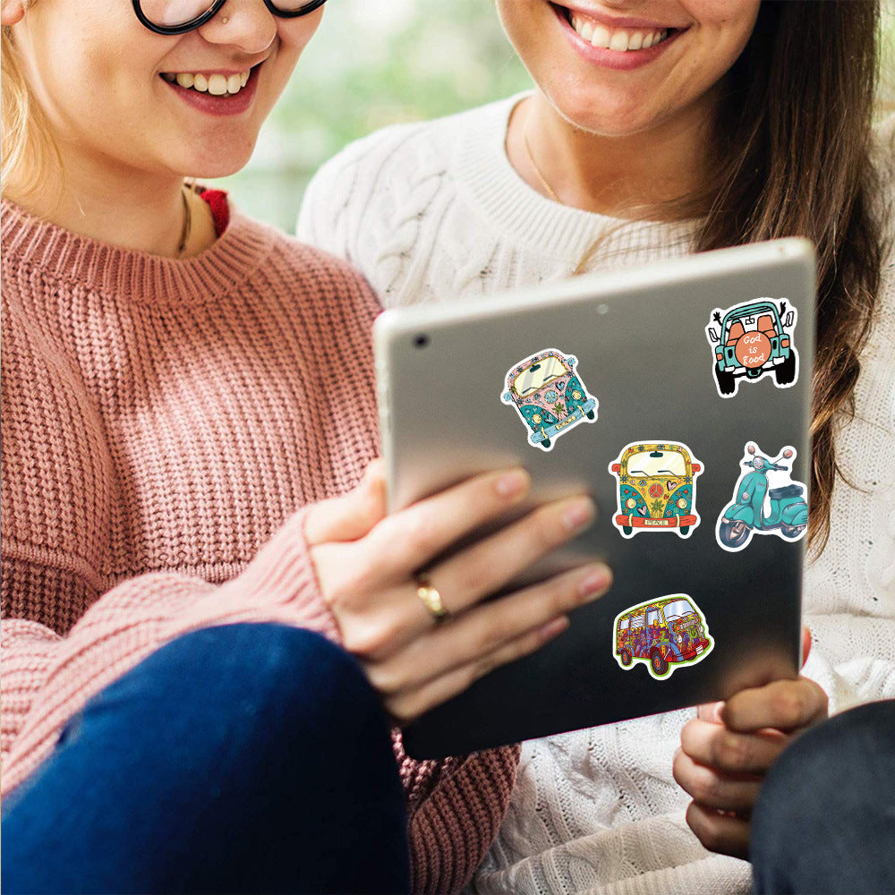 Hip-Hop Style Outdoor Bus Bike Graffiti Stickers