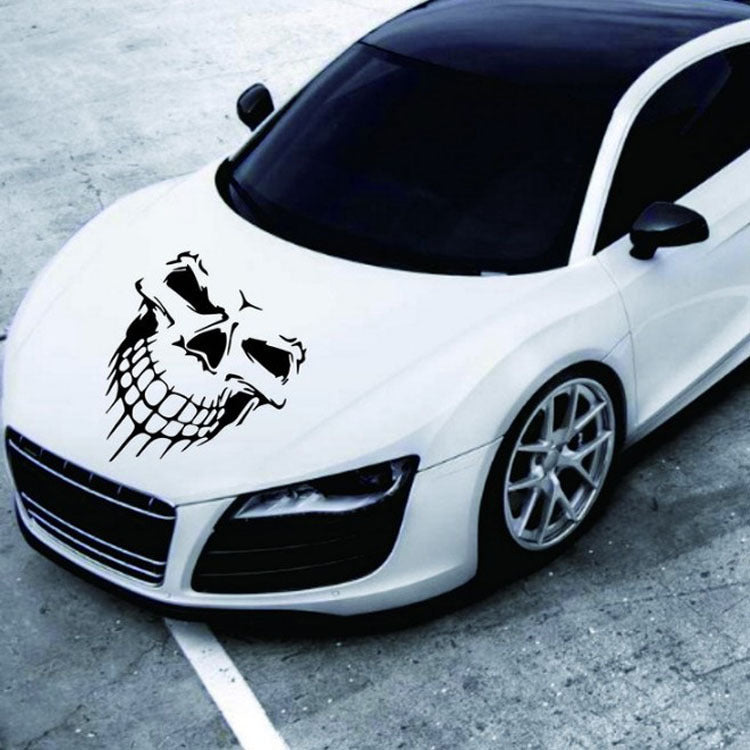 Reflective Skull Head Car Stickers