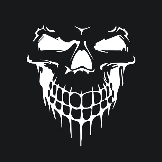 Reflective Skull Head Car Stickers