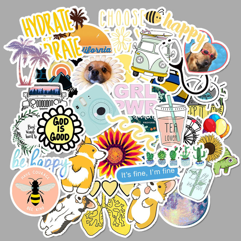 Waterproof Graffiti Travel Stickers