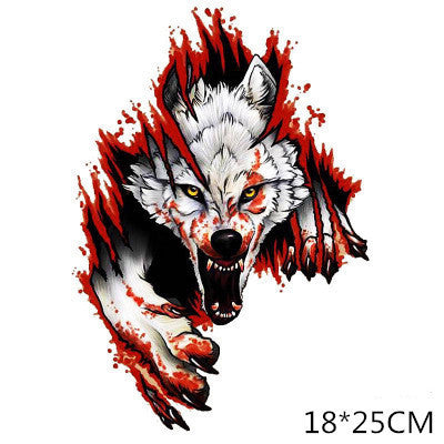 Angry Wolf Reflective Car & Motorcycle Stickers