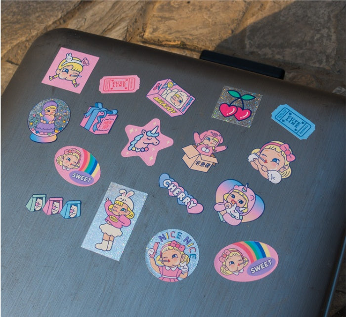 Cute cartoon sticker