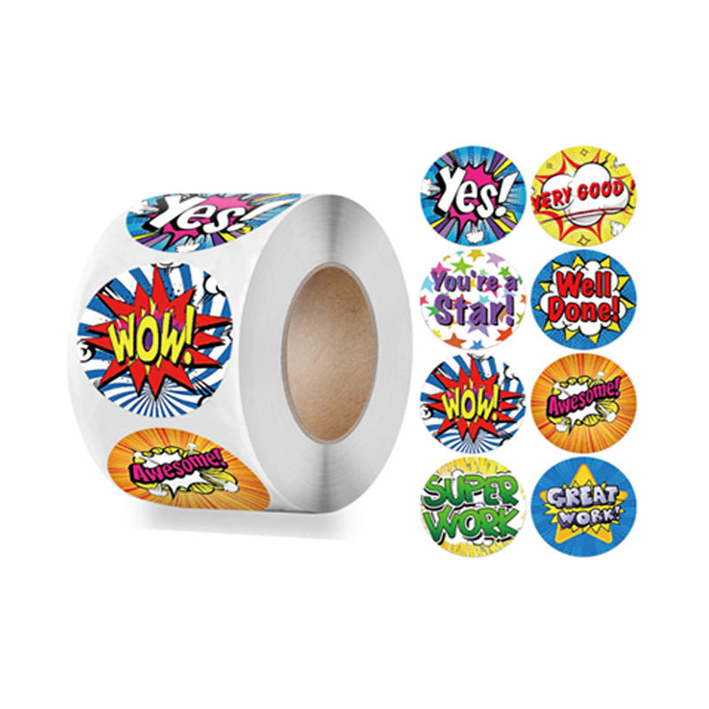 Cute Self-Adhesive Label Roll