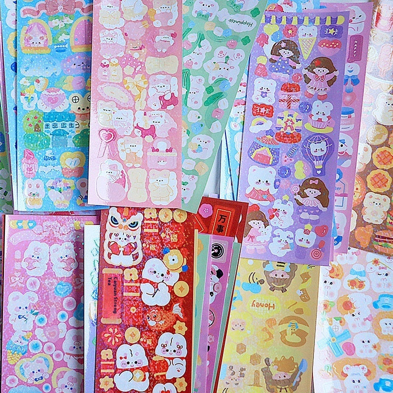 Stickers Cute Laser Journal Stickers