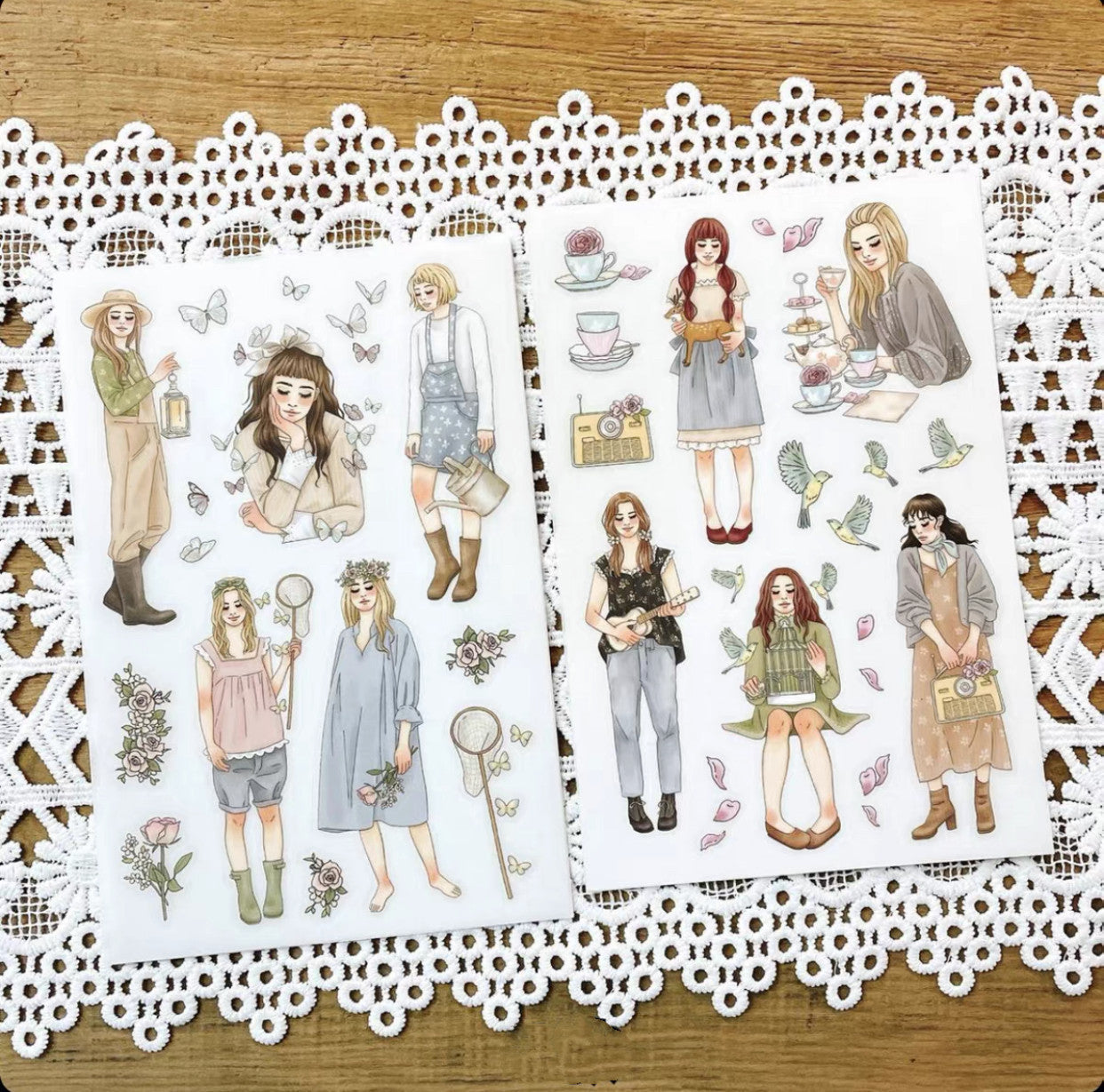 Sweetheart PET Transfer Stickers