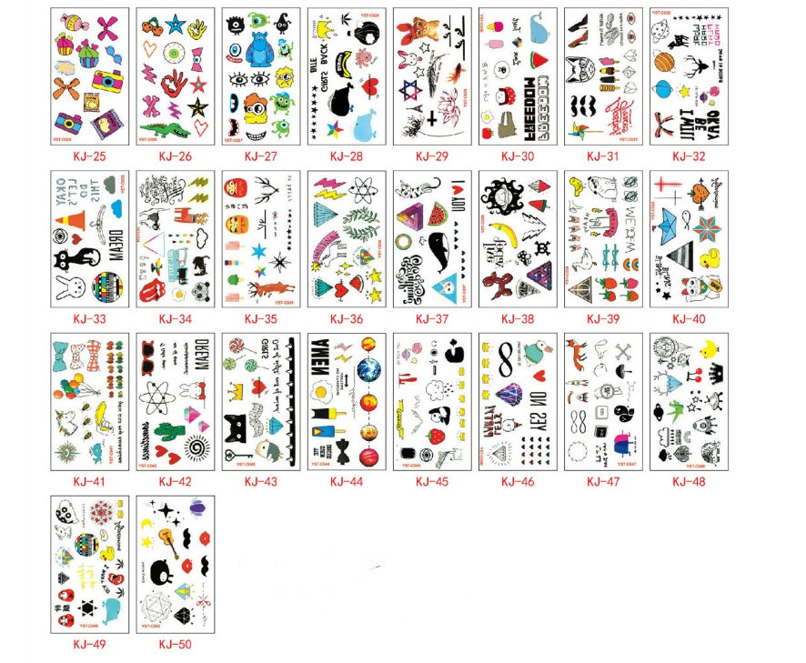 Realistic Water Transfer Tattoos