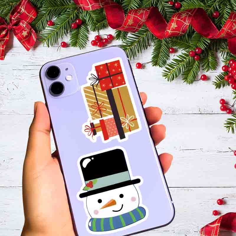 Decorative Graffiti Stickers Cups For Christmas