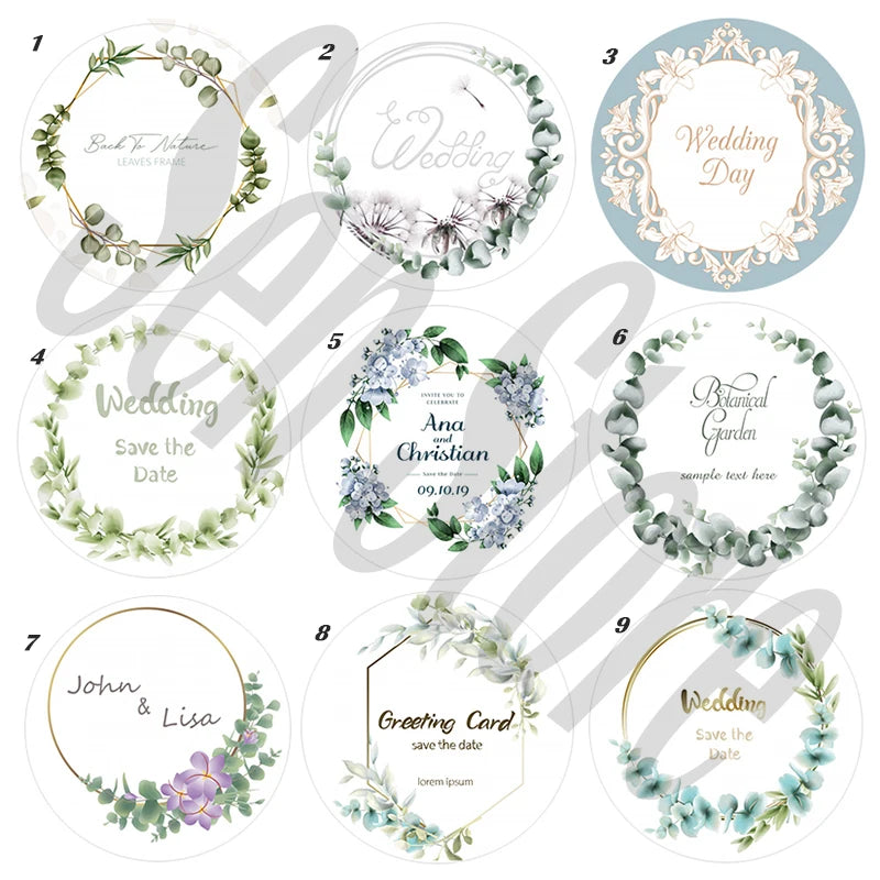 500pcs Custom Logo Sticker Labels