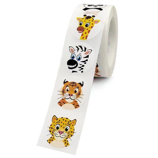 Cute Animal Reward Stickers for Kids