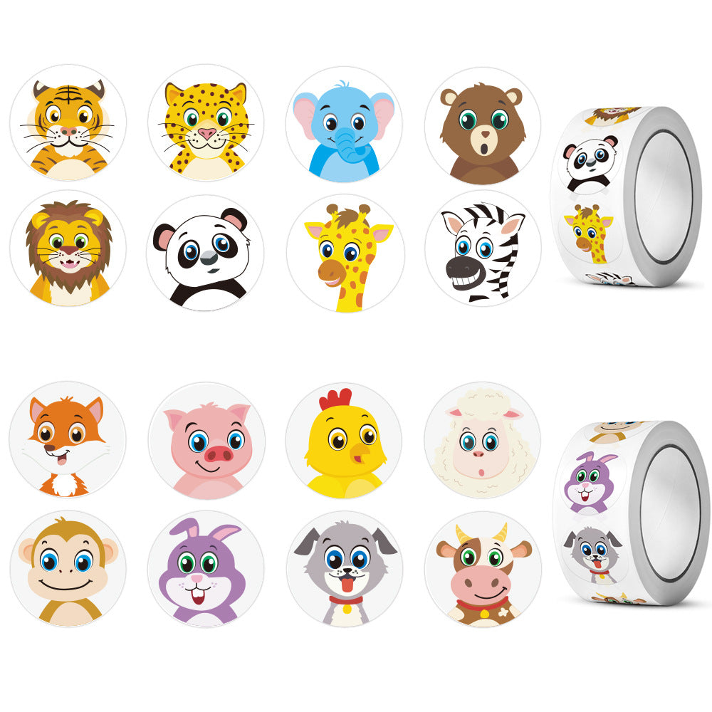 Cute Animal Reward Stickers for Kids