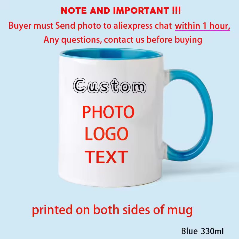 Personalized Photo Mug – Custom Family & Pet Gift
