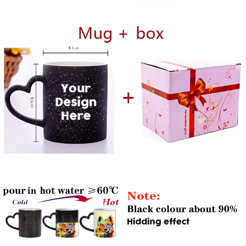 Custom Magic Mug – Heat-Activated Color-Changing Cup