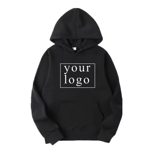 2024 Custom Unisex Hoodie – Personalized Text & Logo Sweatshirt