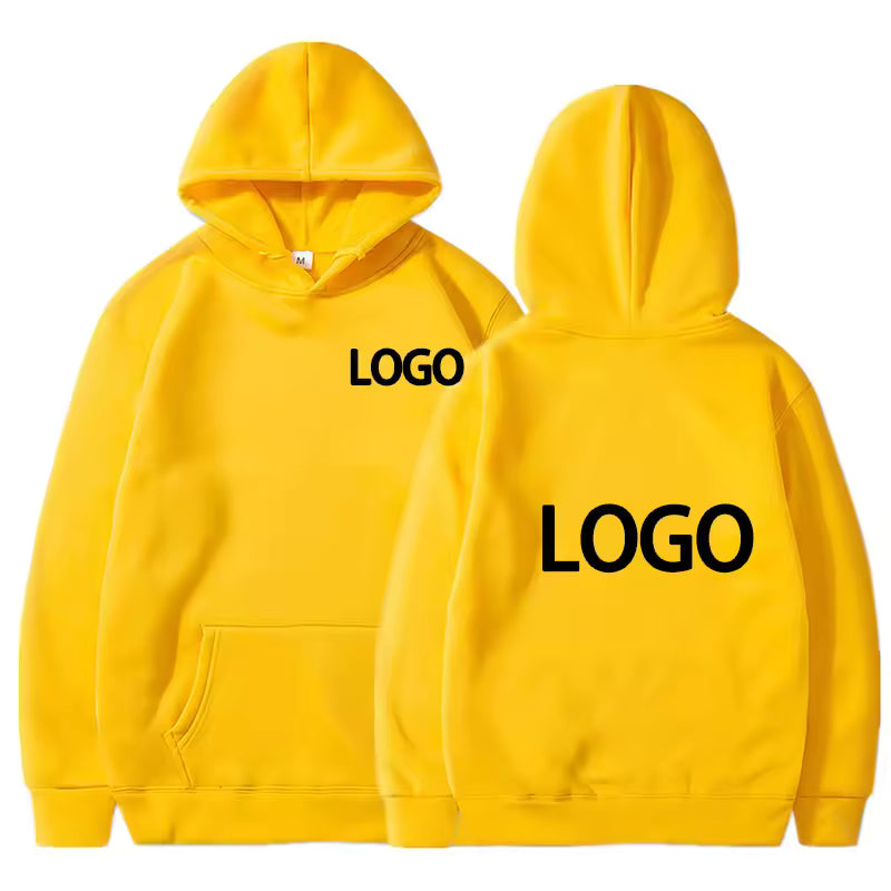 Custom Printed Hoodie – Personalized Text & Logo Design