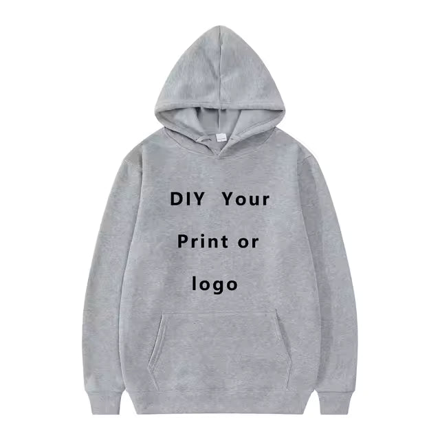 2024 Custom Unisex Hoodie – Personalized Text & Logo Sweatshirt