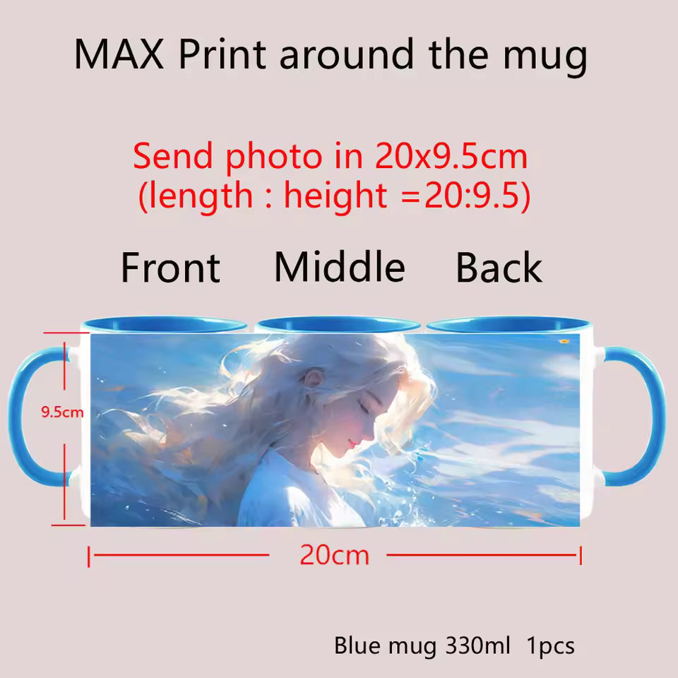 Personalized Photo & Name Custom Coffee Mug