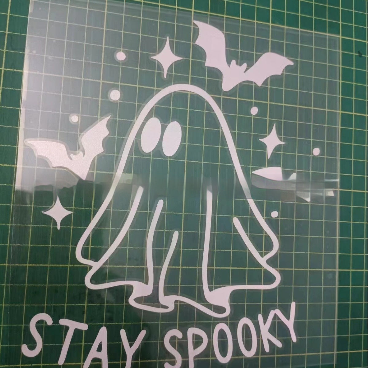 Halloween Ghost & Bat Reflective Car Stickers