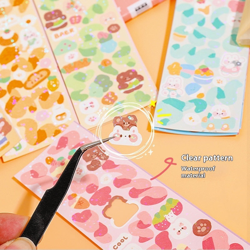 Stickers Cute Laser Journal Stickers