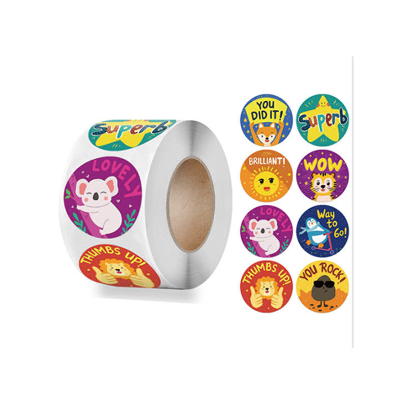 Cute Self-Adhesive Label Roll