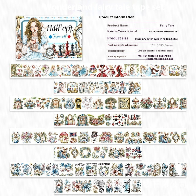 Creative Landscape Stickers Waterproof Tape Set