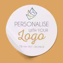 Custom Circle Stickers – Photo, Logo & Text