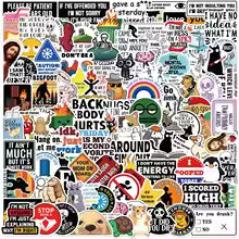 100Pcs Cartoon Meme Graffiti Sticker Pack