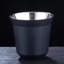 Custom 80ml Stainless Steel Double-Layer Cup