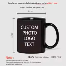 Custom Photo & Name Personalized Coffee Mug