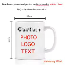 Custom Photo & Name Personalized Coffee Mug