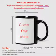 Personalized Photo Mug – Custom Family & Pet Gift
