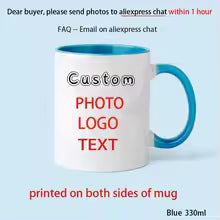Custom Photo & Name Personalized Coffee Mug