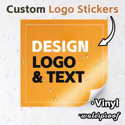 Custom Design Stickers – Personalized Logo & Photo Decals