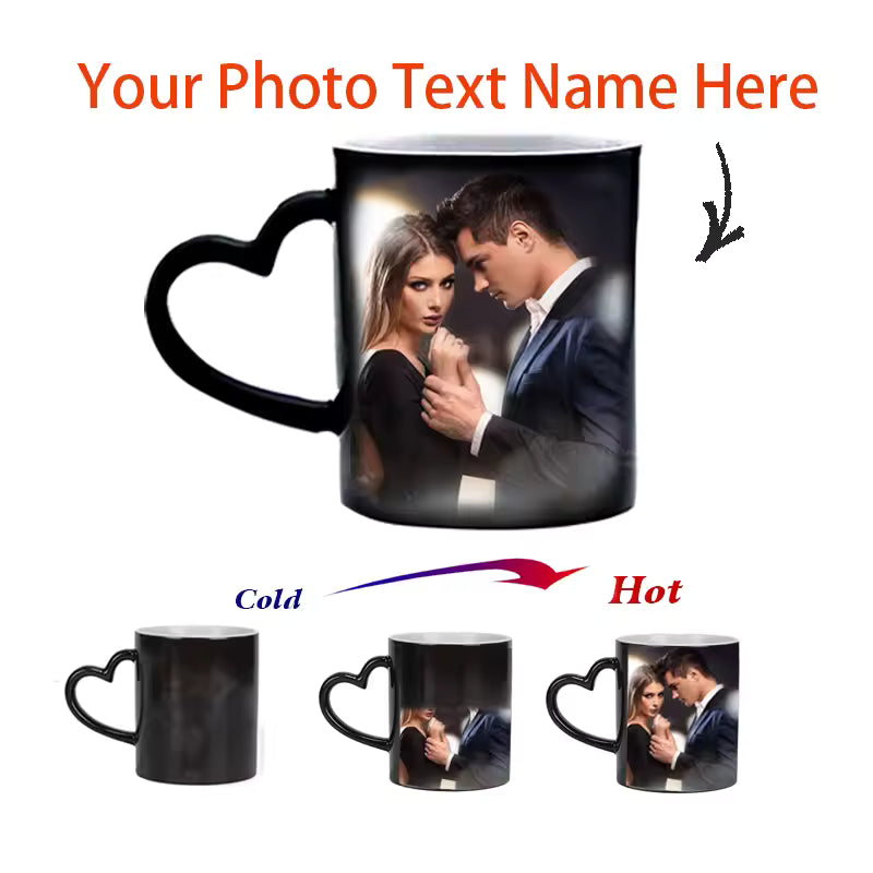 Custom Magic Mug – Heat-Activated Color-Changing Cup