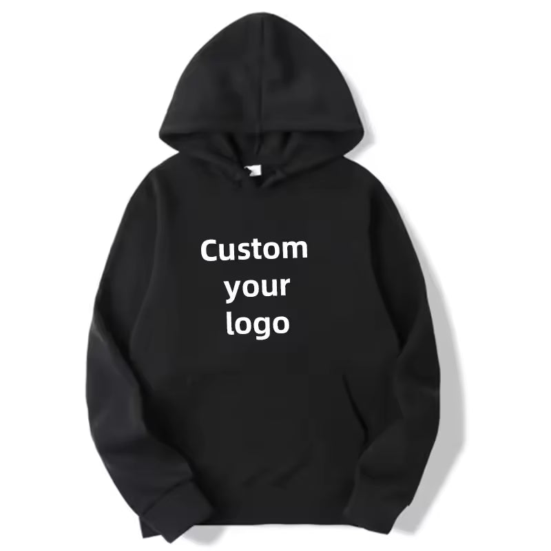 Custom Unisex Hooded Shirt – Personalized Photo & Logo Design, Premium EU Fit
