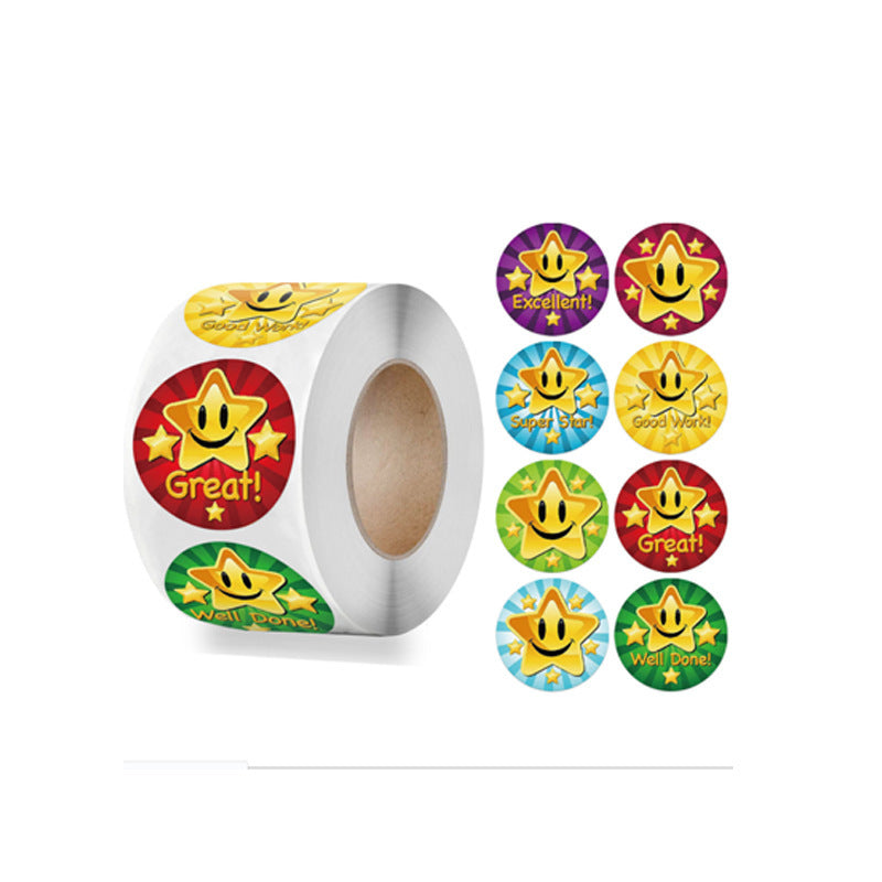 Cute Self-Adhesive Label Roll