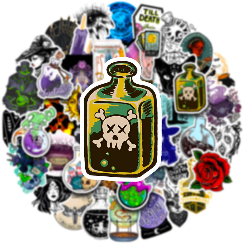 Vibrant Waterproof Laptop Sticker Set