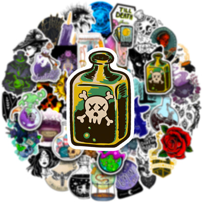 Vibrant Waterproof Laptop Sticker Set