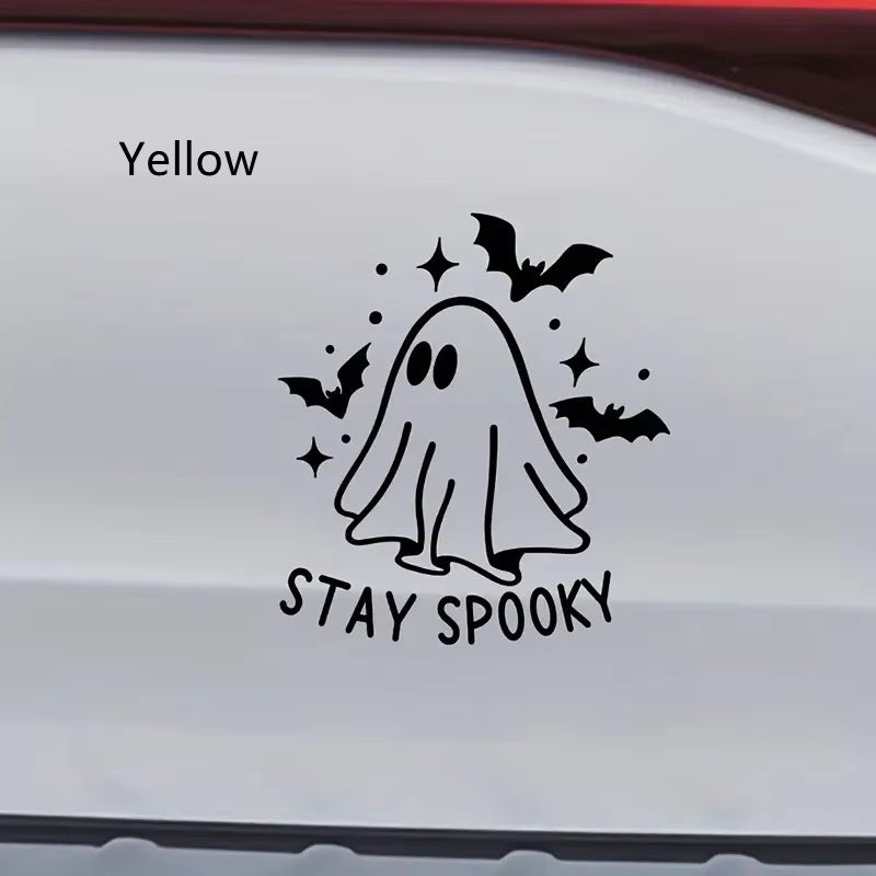 Halloween Ghost & Bat Reflective Car Stickers