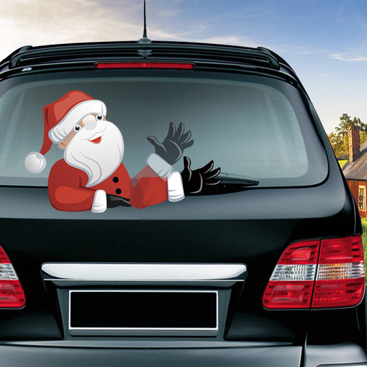 Popular Santa Claus wiper Custom sticker