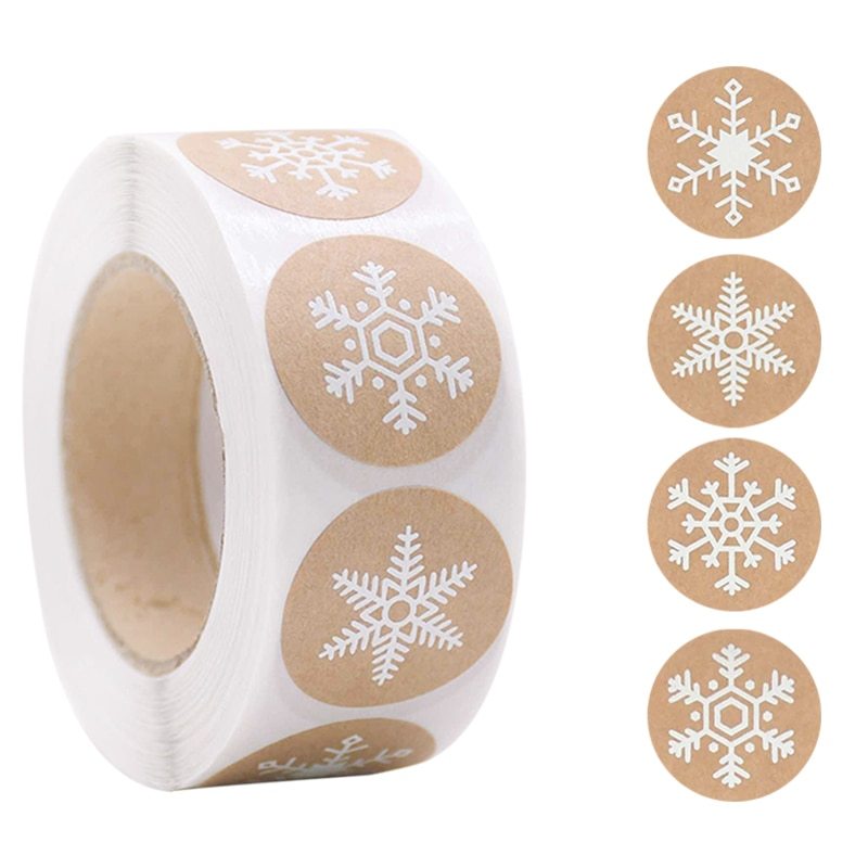 Festive Christmas Gift Roll Stickers