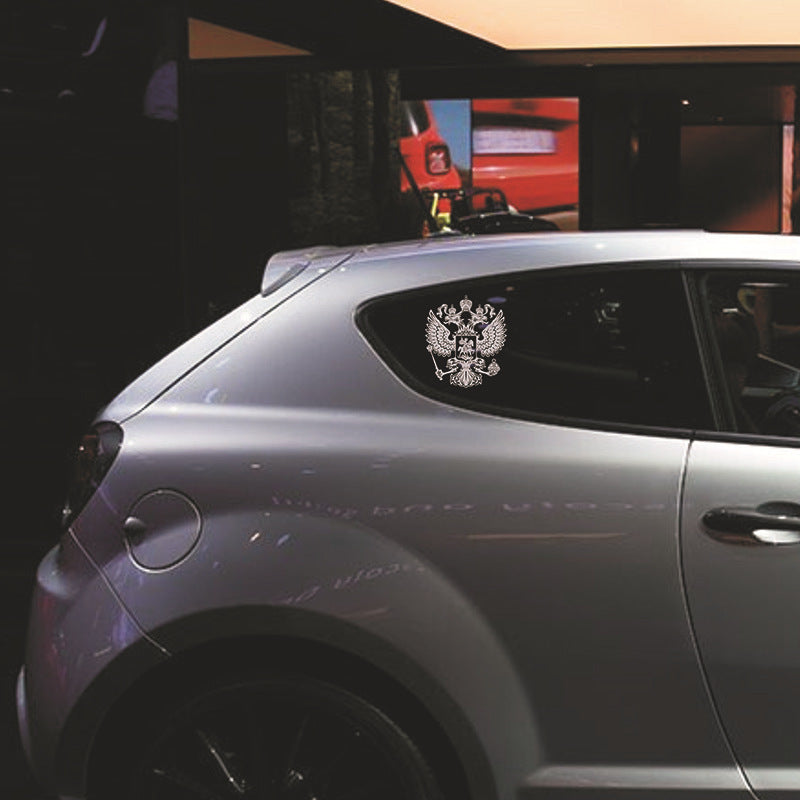 Russian Flag Emblem Car Sticker