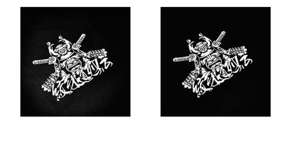 Japanese Samurai Reflective Car Stickers