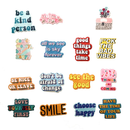 Inspirational English Graffiti Sticker Set