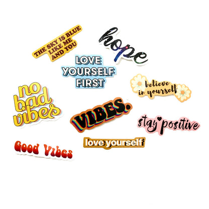 Inspirational English Graffiti Sticker Set
