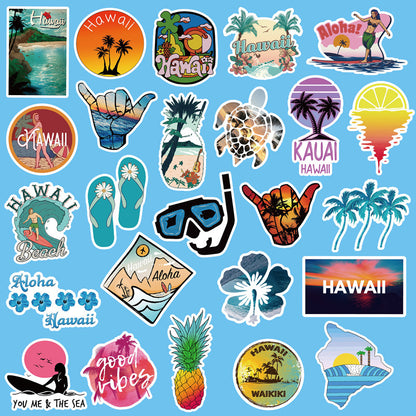 50 Hawaii Hawaii Travel Stickers