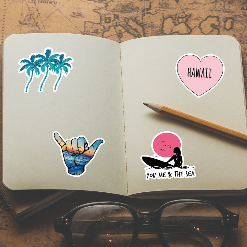50 Hawaii Hawaii Travel Stickers