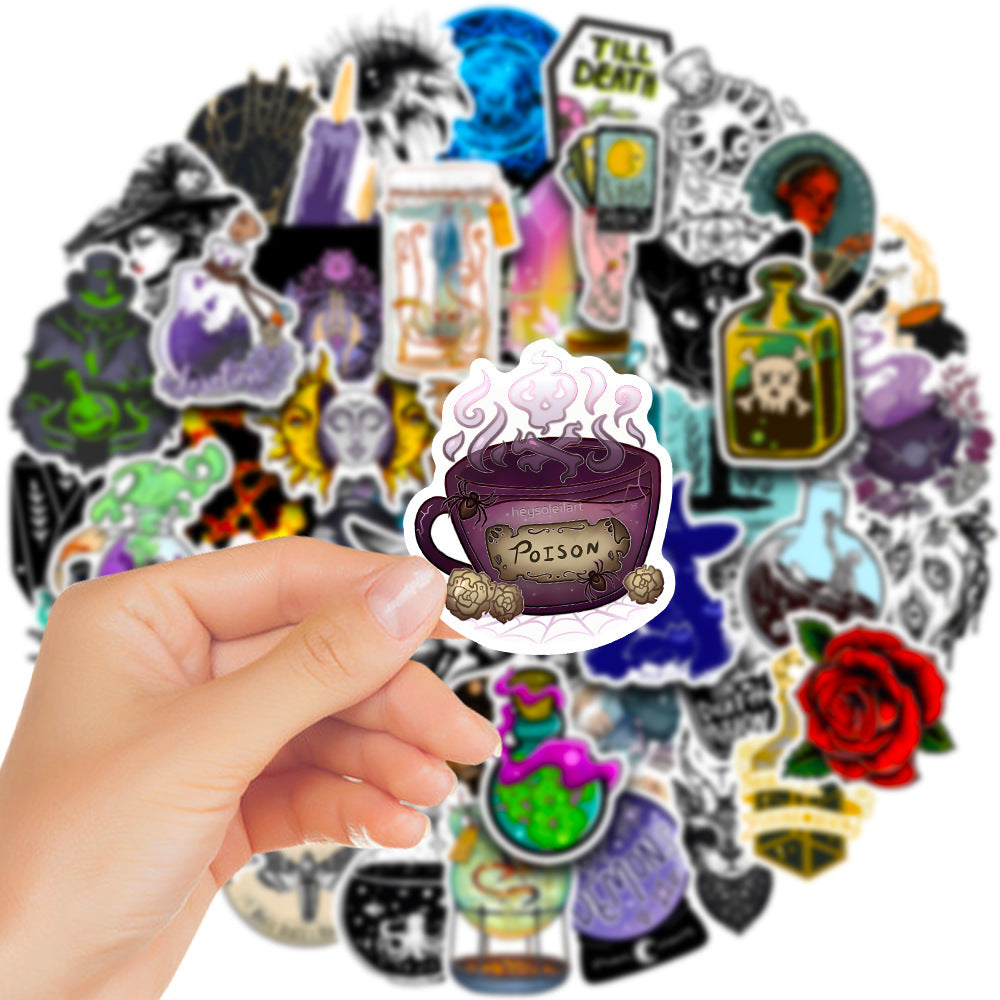 Vibrant Waterproof Laptop Sticker Set